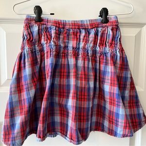 Bit’s Kids Plaid Skirt with builtin shorts Size 8